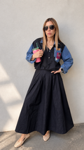 Chaqueta Denim Contrast