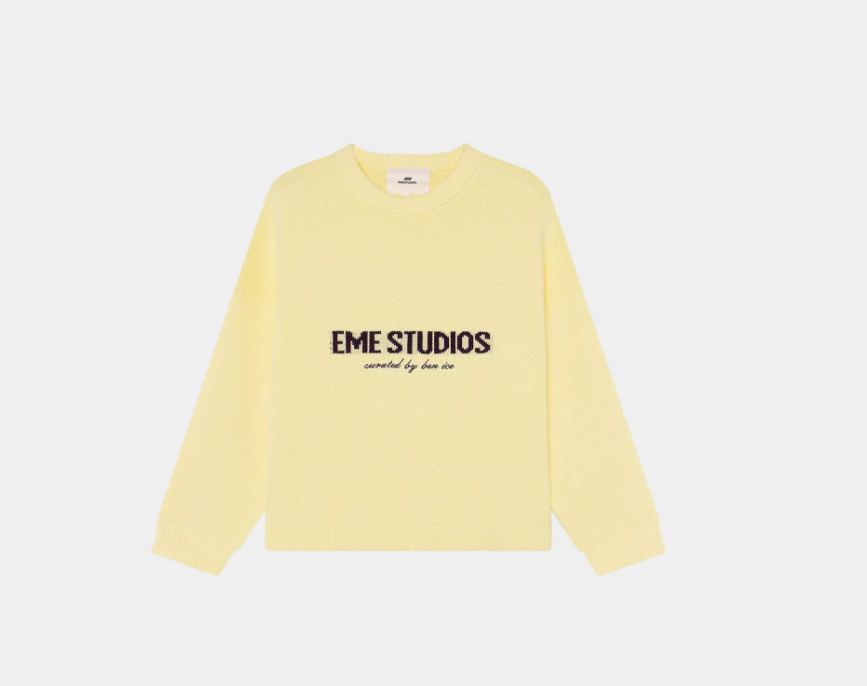 Sweater EME Studios Master Lise Knit amarillo vista frontal