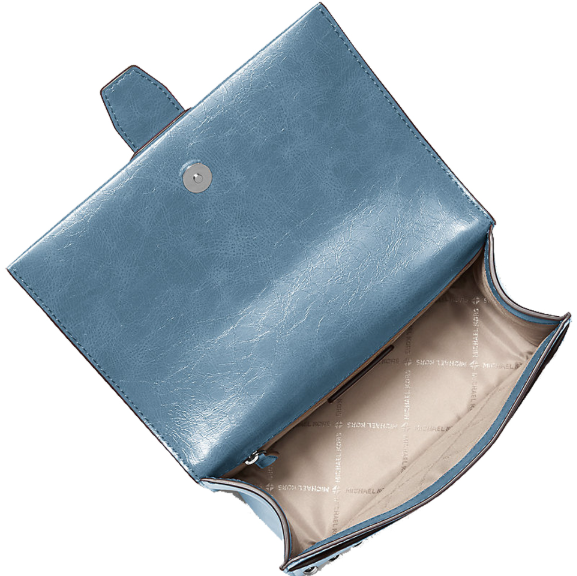 Crossbody Michael Kors Greenwich interior beige abierto