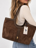 Bolso Tote U.S. Polo Assn. - modelo al hombro